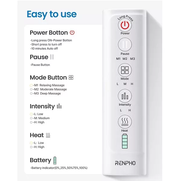 ماساژور برقی سر رنفو مدل r-v002