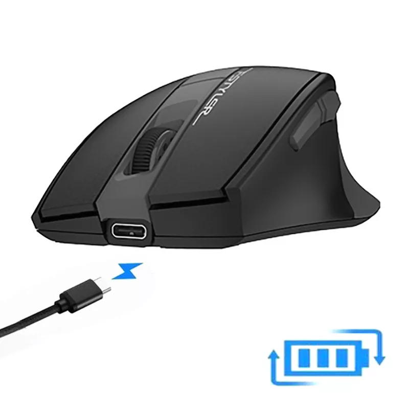 ماوس دوگانه بی‌ سیم و باسیم ای فورتک مدل FSTYLER_FG_35_C_PLUS