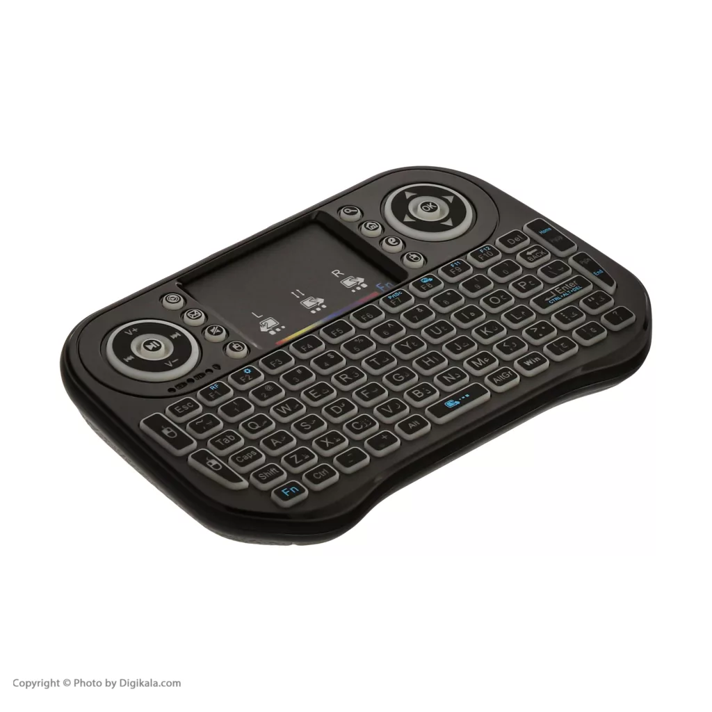 مینی کیبورد بی سیم همراه با تاچ پد مدل I10