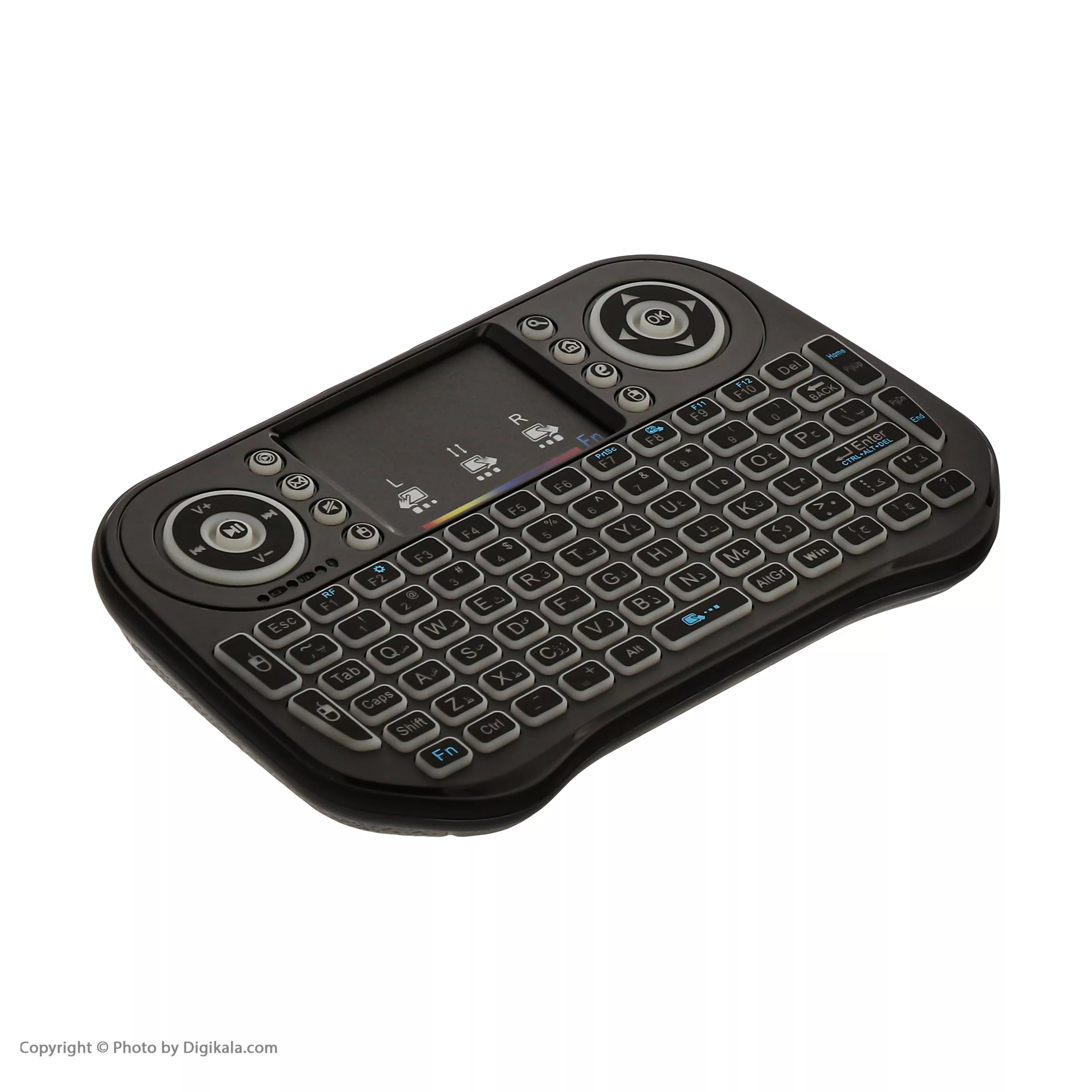 مینی کیبورد بی سیم همراه با تاچ پد مدل I10