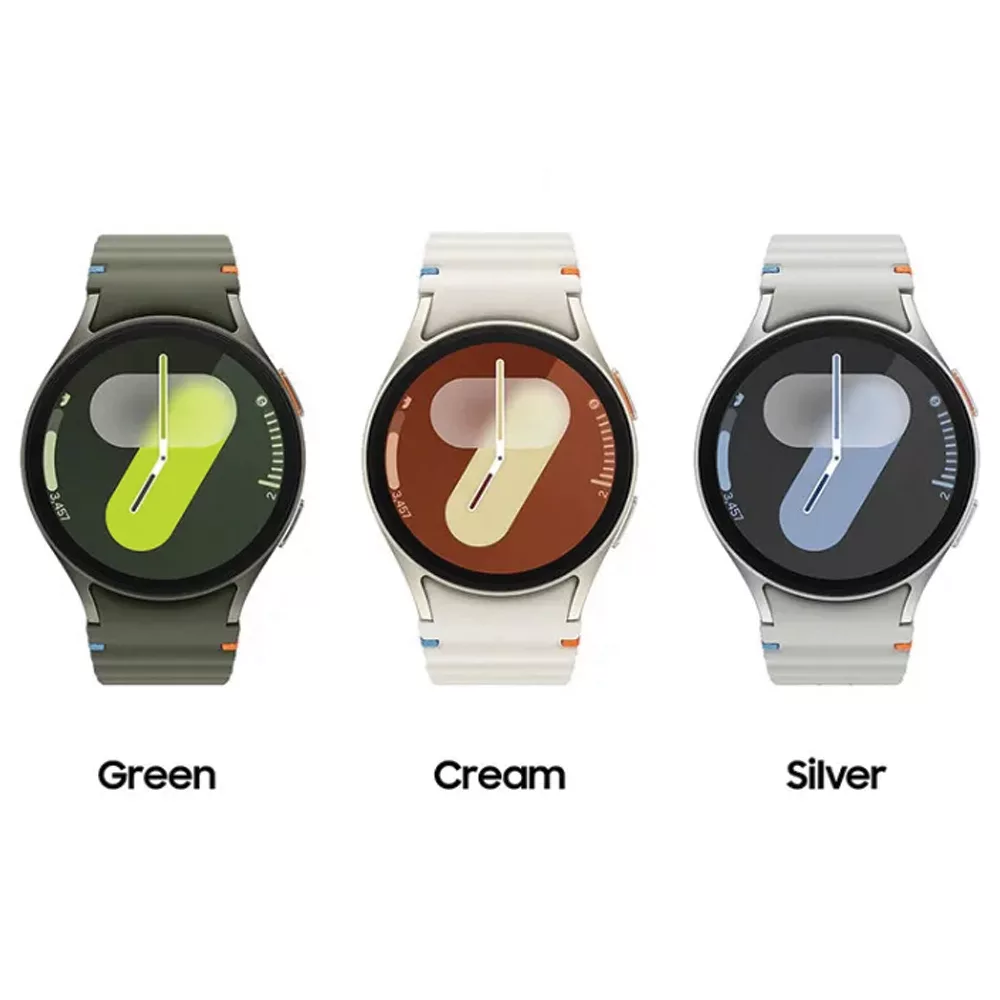 ساعت هوشمند سامسونگ مدل Galaxy Watch 7 44mm دارای قابلیت های کنترل موسیقی (Music Player) بند پلاستیک