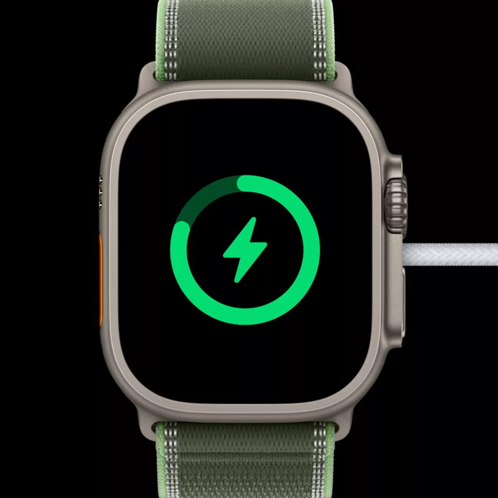 ساعت هوشمند 49 میلی متری اپل مدل Ultra 3 Black Titanium Case با بند Trail