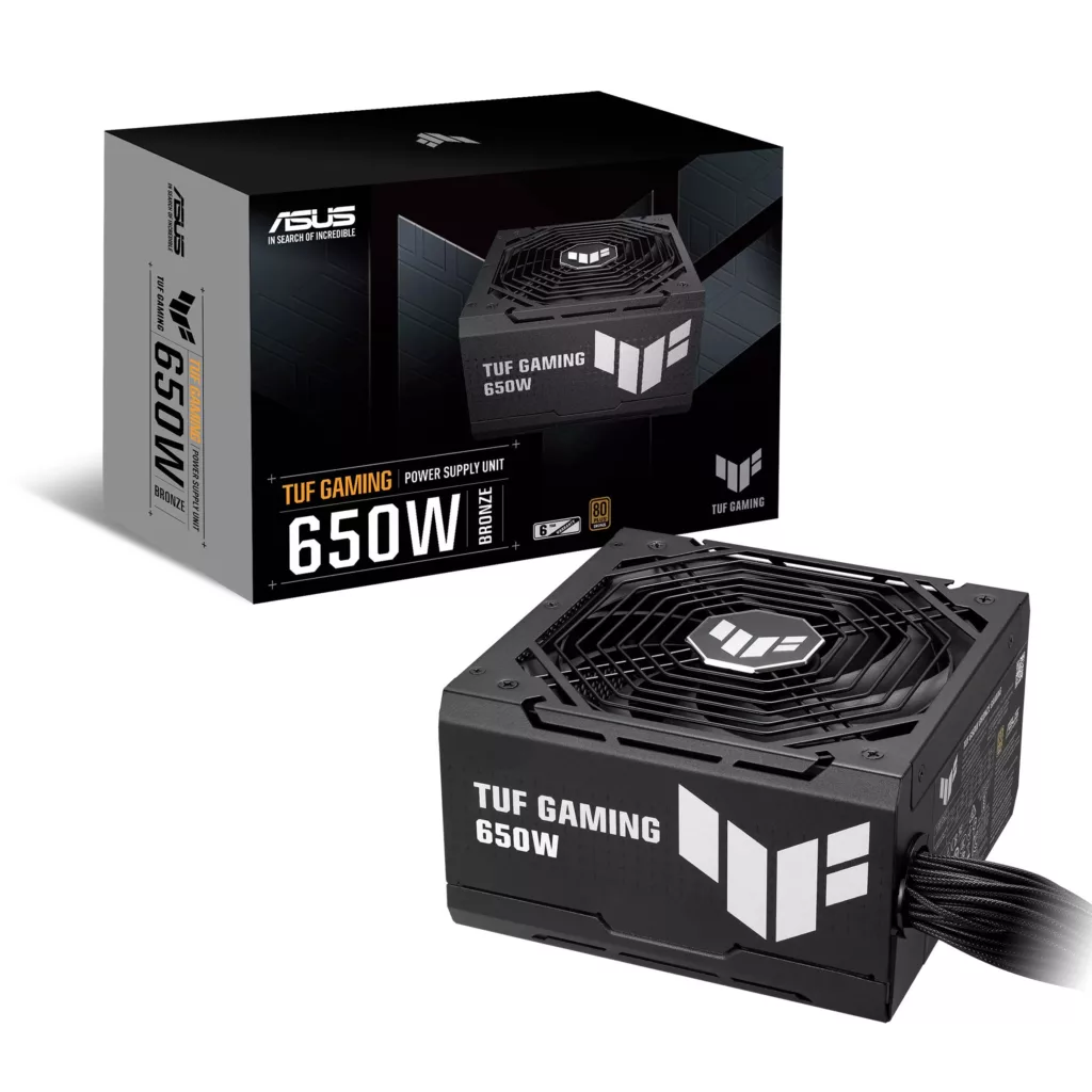 منبع تغذیه کامپیوتر 650 وات ایسوس مدل TUF-GAMING 650 ‌Bronze