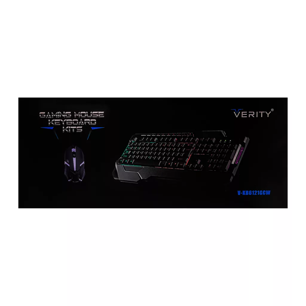 کیبورد و ماوس مخصوص بازی وریتی مدل V-KB6121GCW