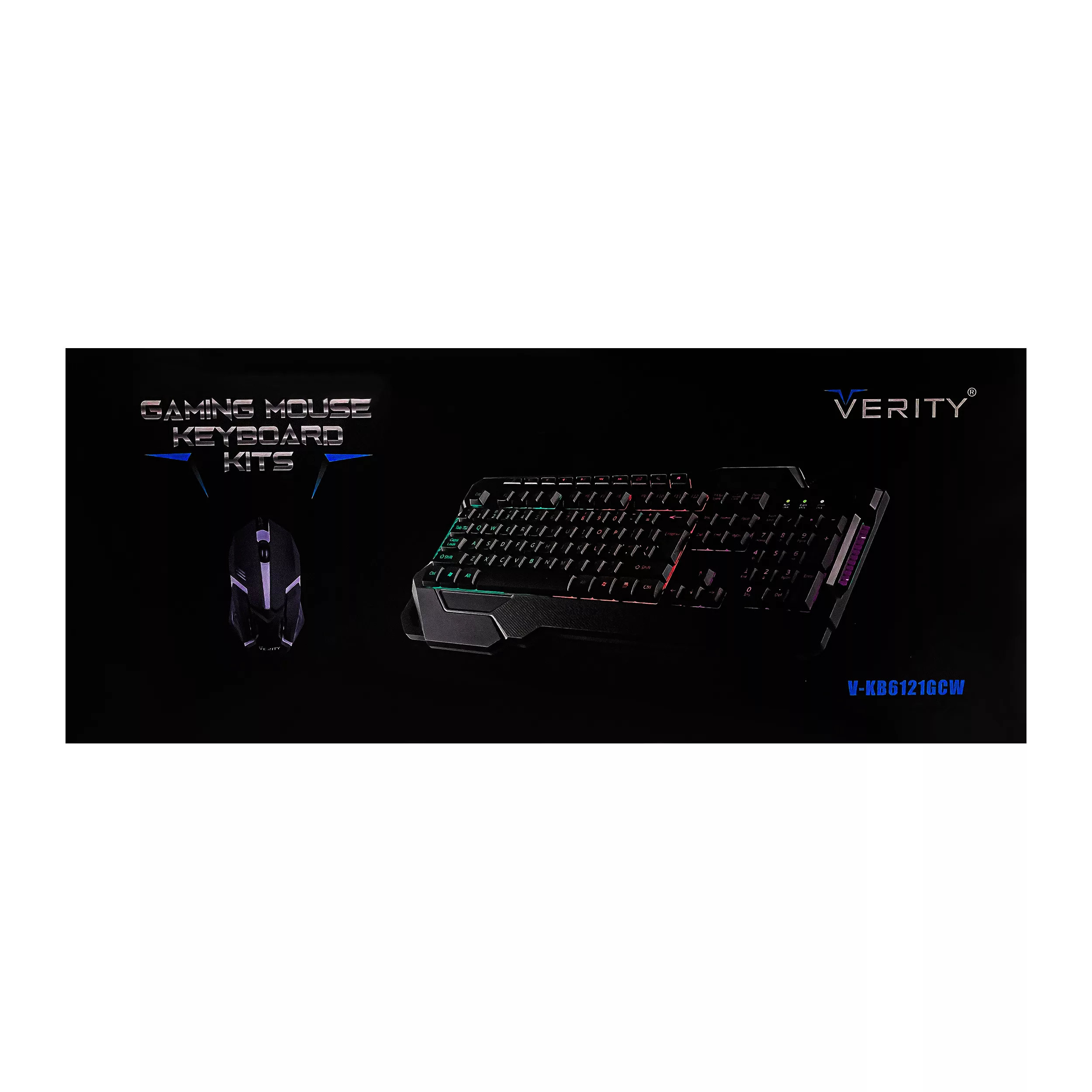 کیبورد و ماوس مخصوص بازی وریتی مدل V-KB6121GCW