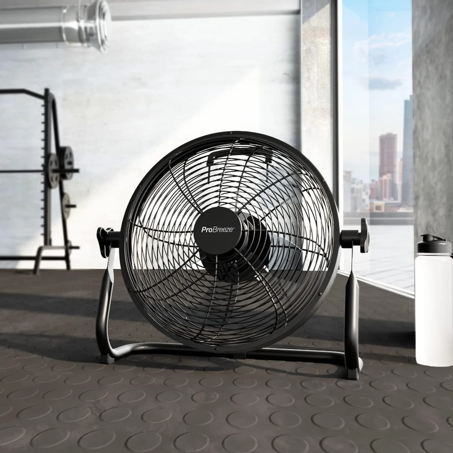 پنکه شارژی پرو بریز مدل ‎PB-F10-EU ظرفیت 1800 میلی آمپر ساعت