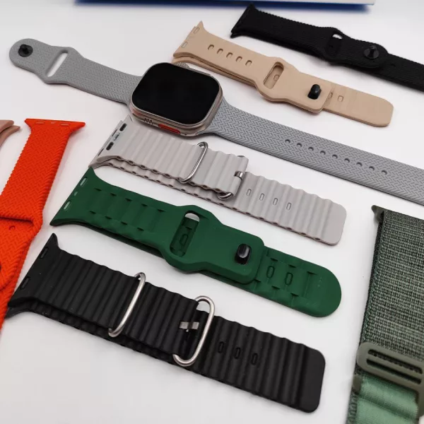 ساعت هوشمند 45میلی‌متر ویسمی مدل wisme-x15 با بند سیلیکونی به همراه هدفون