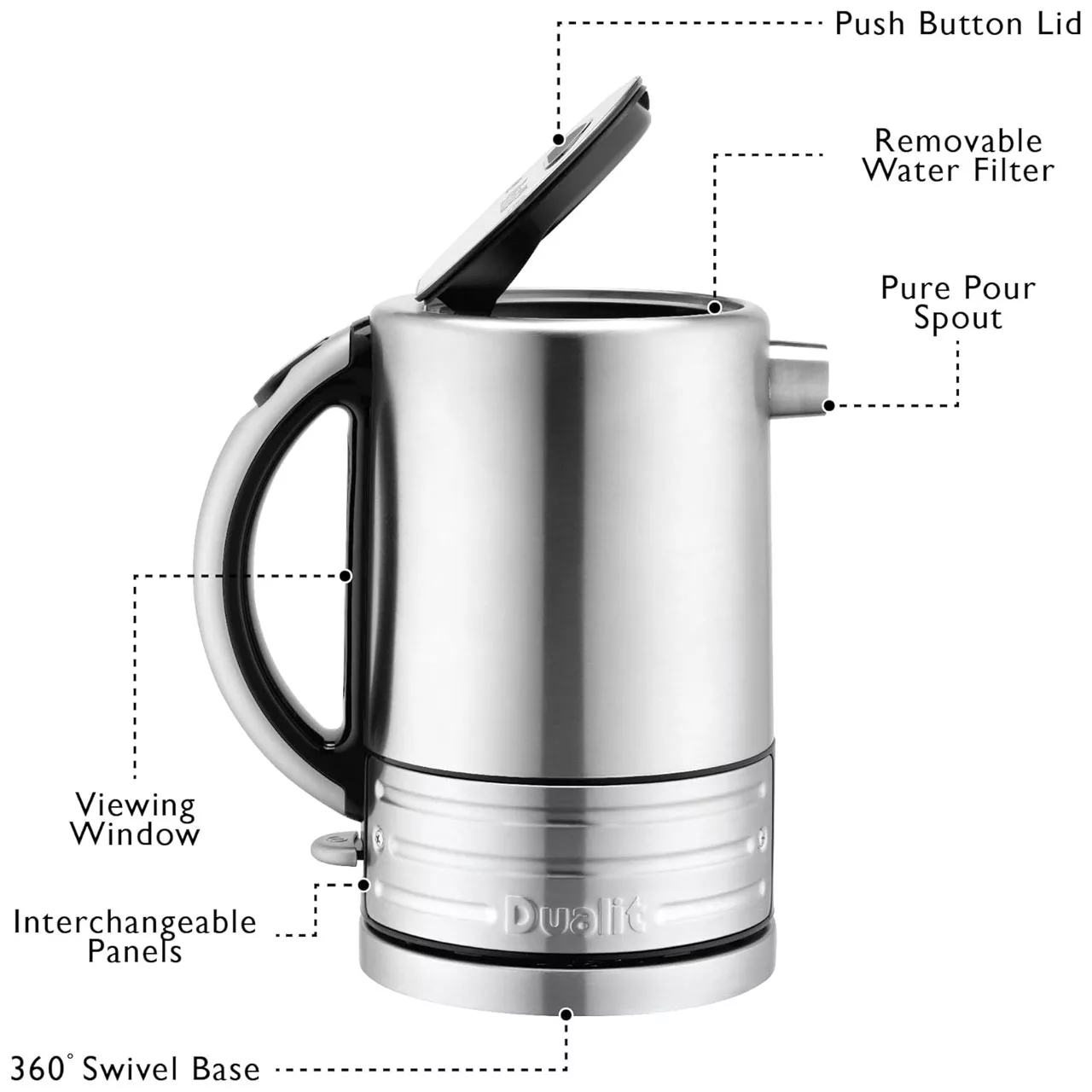 کتری برقی دوالیت مدل 72905 گنجایش 1.5 لیتر