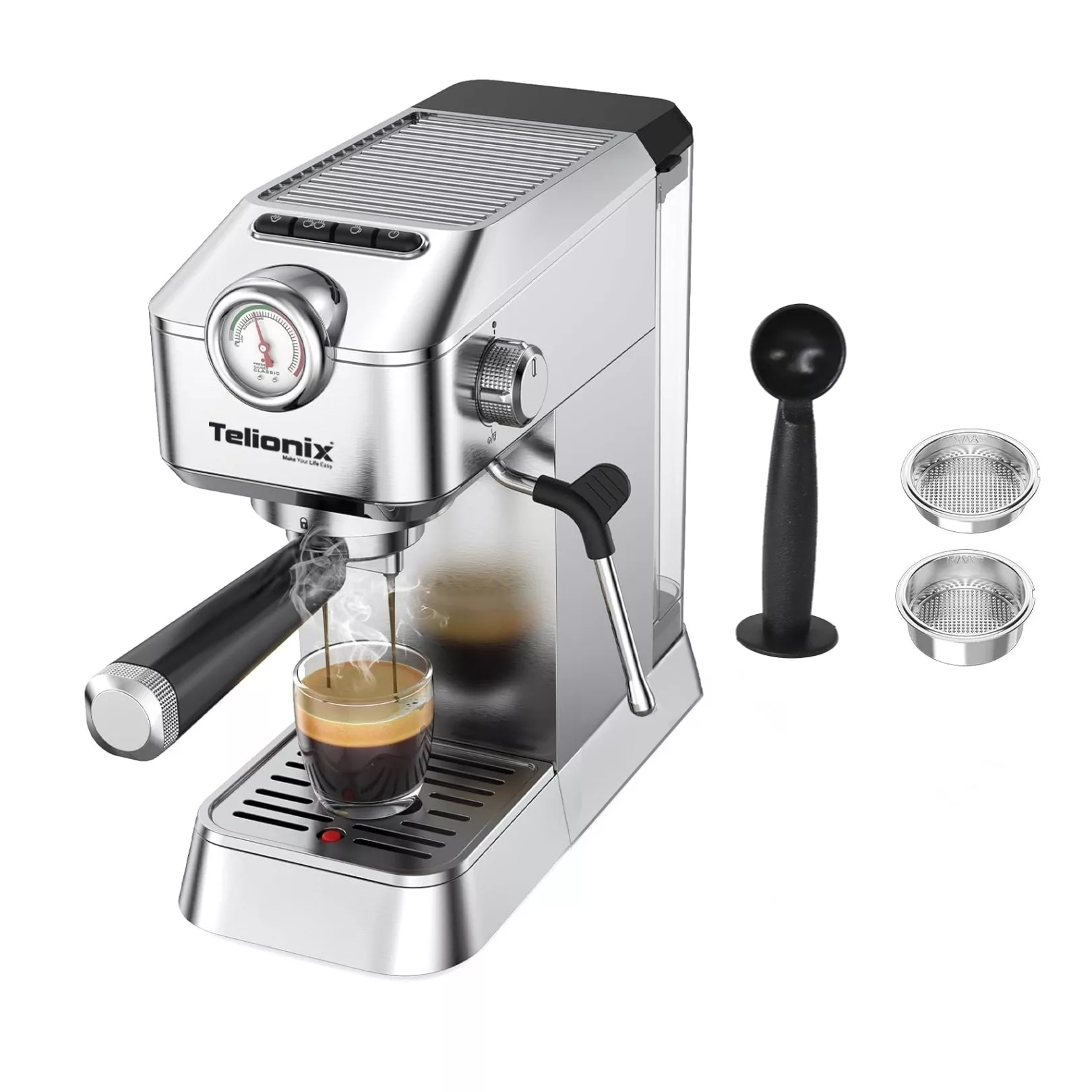 اسپرسو ساز 1000 میلی‌لیتر تلیونیکس مدل TEM-5170