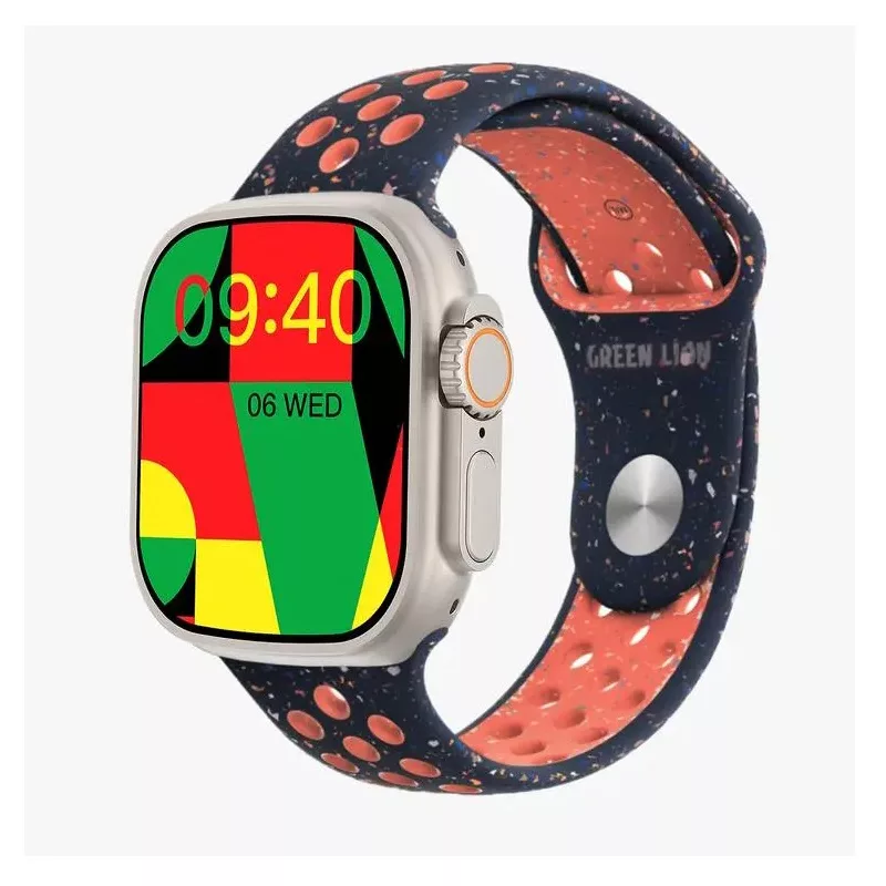 ساعت هوشمند گرین لاین 44 میلی متری مدل MM RANGE ULTRA ACTIVE NOISE با بند سیلیکون