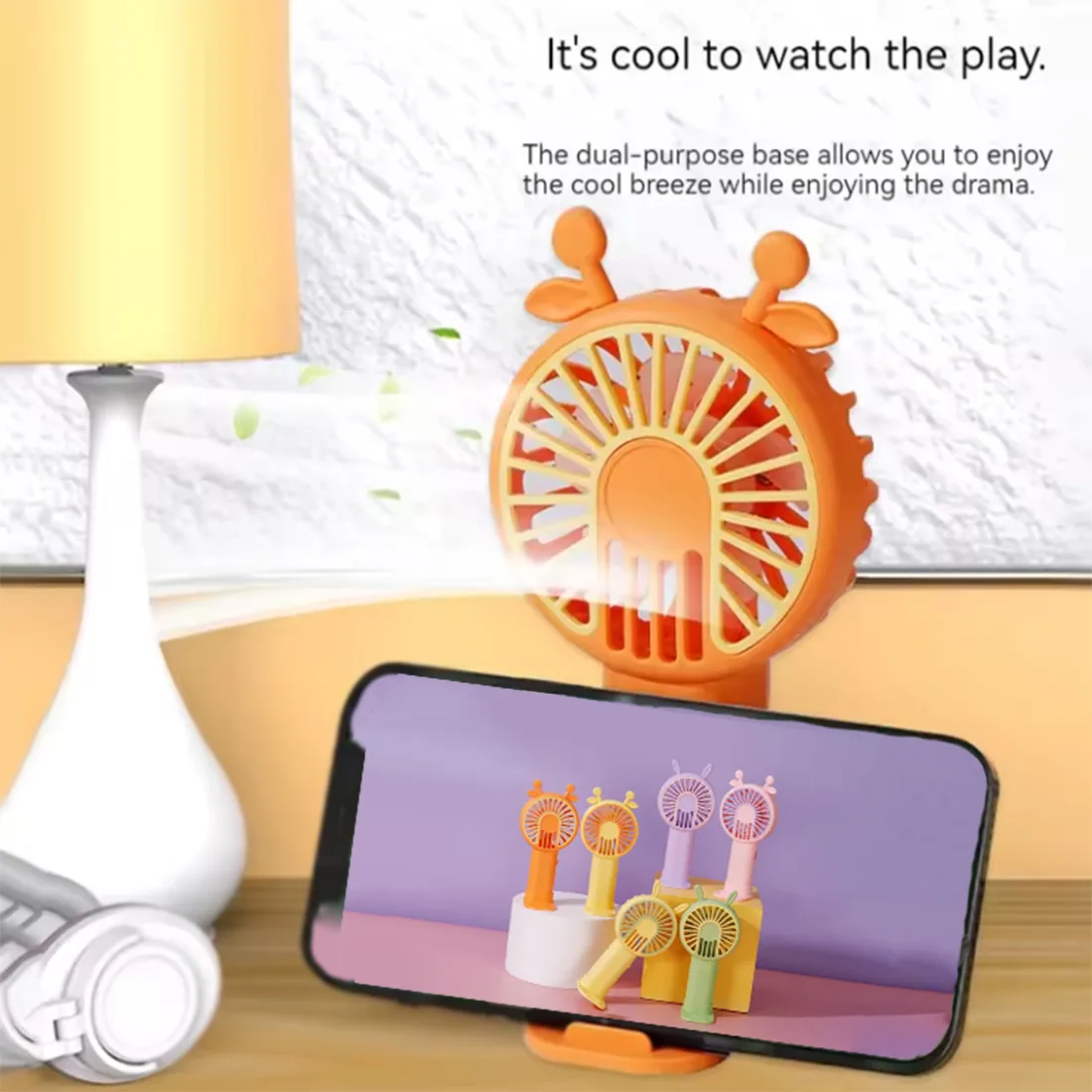 پنکه شارژی مدل گوزن کد S060