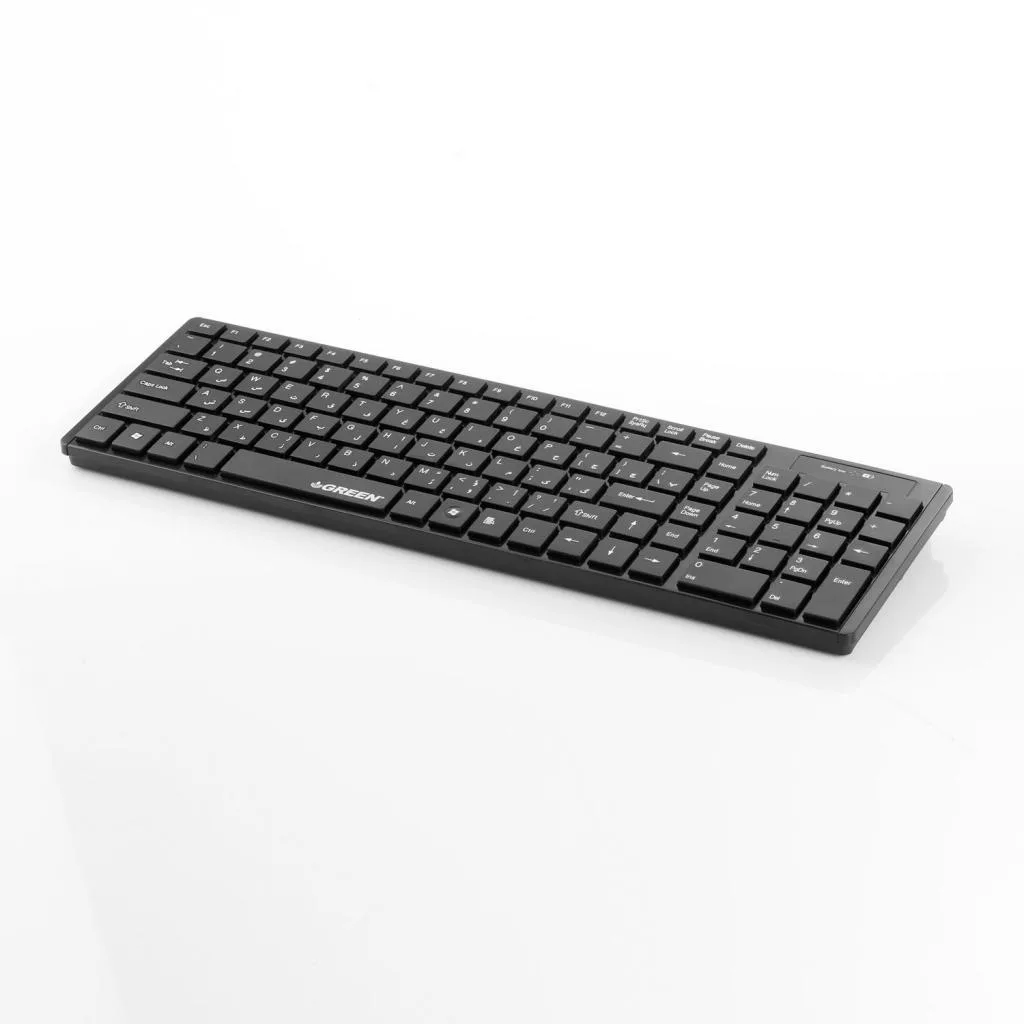 کیبورد بی سیم گرین مدل GK-101W با حروف فارسی