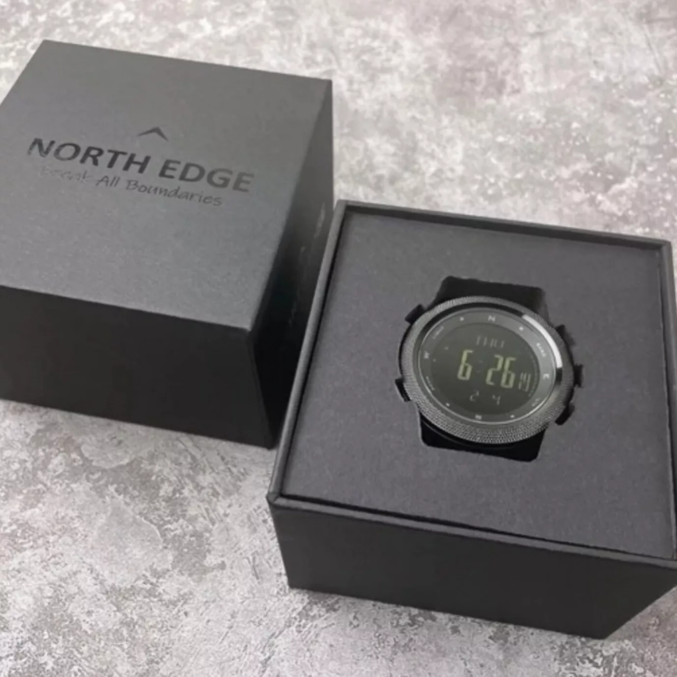 ساعت هوشمند 46 میلی متر نورث اج مدل APACHE46 با بند برزنت