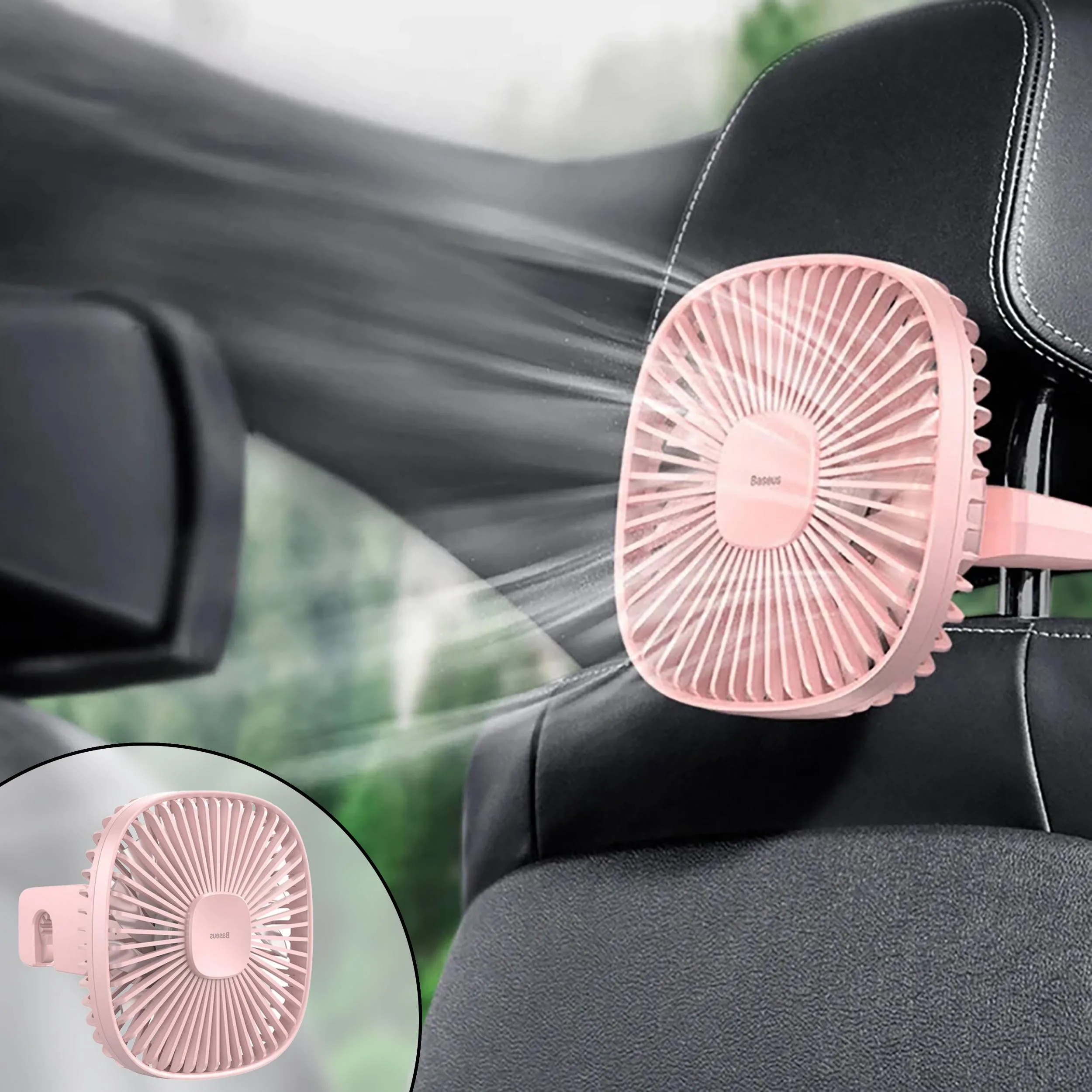 پنکه شارژی باسئوس مدل CXZR