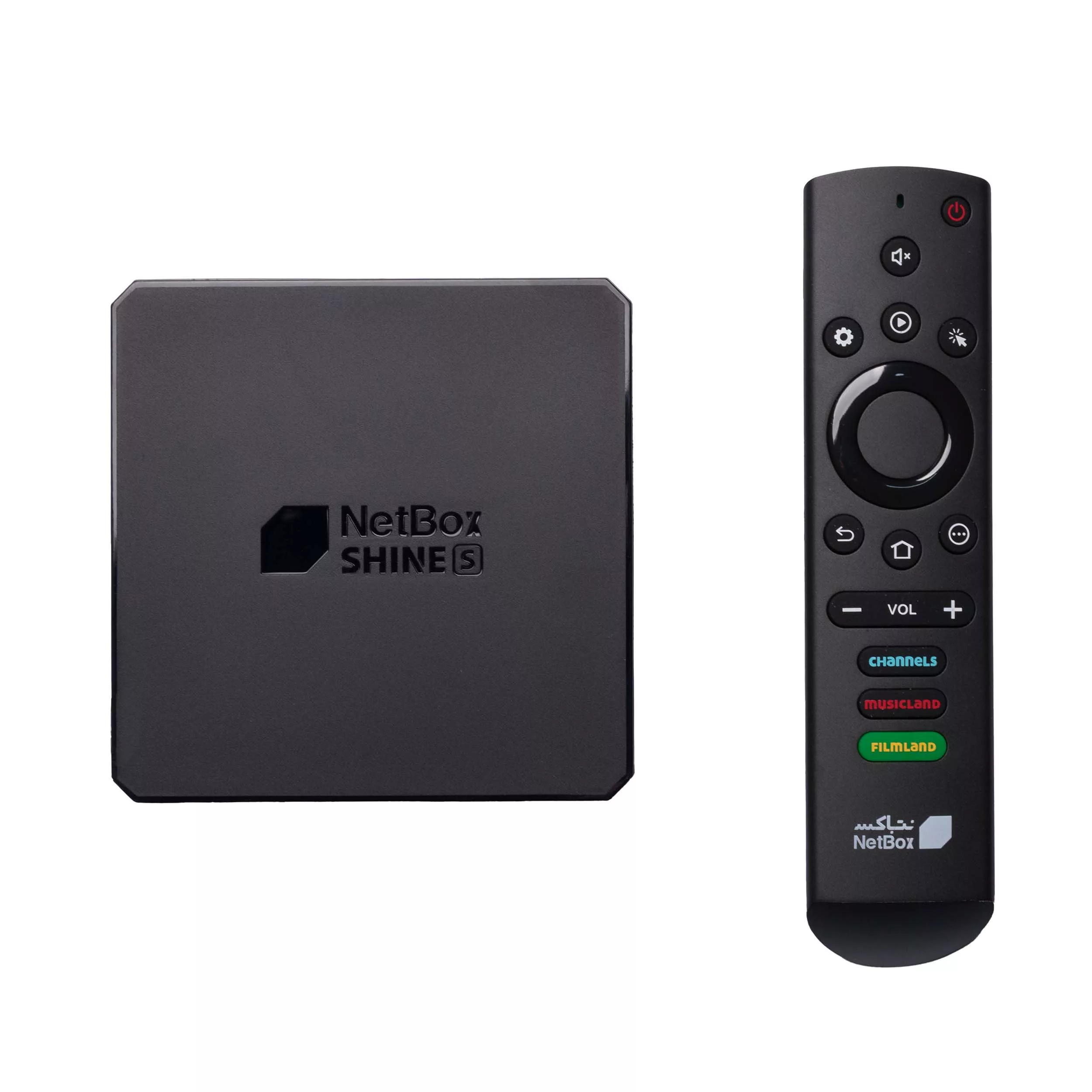 اندروید باکس نت باکس مدل شاین اس به همراه ۳ ماه اشتراک رایگان فیلیمو