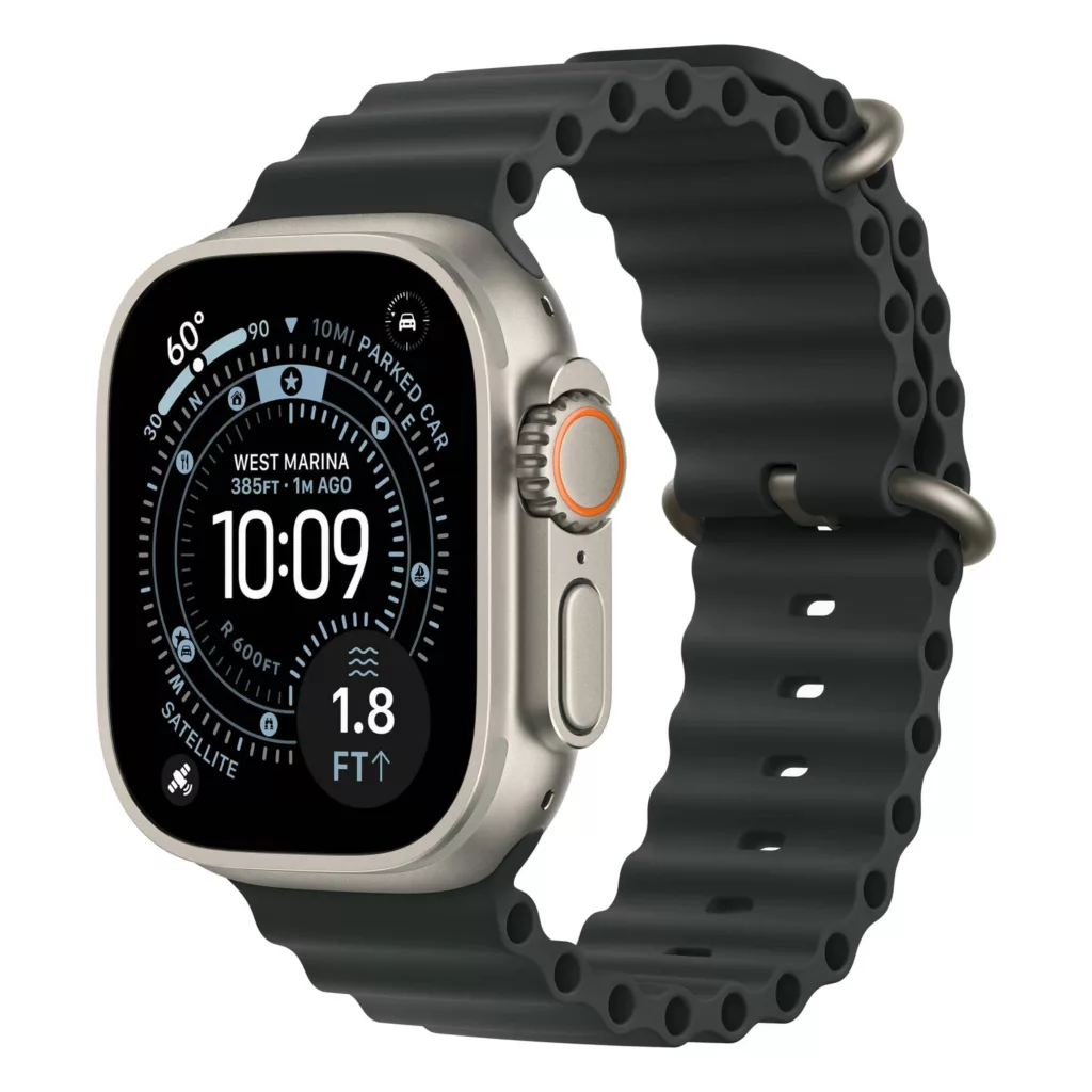 ساعت هوشمند 49 میلی متری اپل مدل Ultra 3 Black Titanium Case با بند Ocean