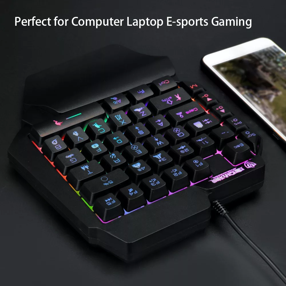 کیبورد مخصوص بازی شیپادو مدل RGB F6