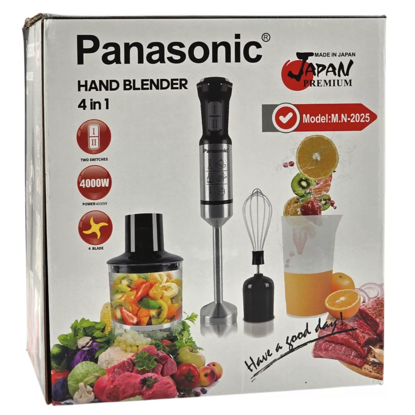 گوشت کوب برقی چندکاره 4000 وات پاناسونیک مدل M.N-2025