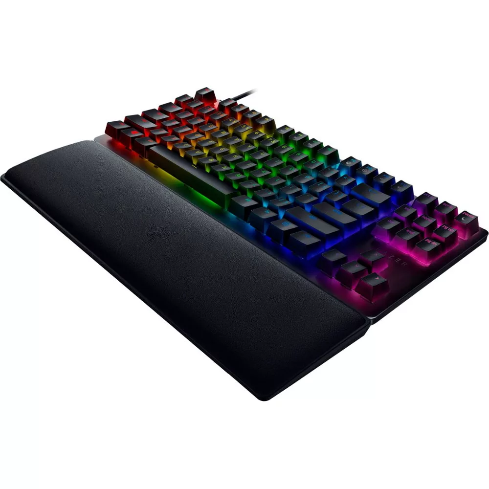 کیبورد مخصوص بازی ریزر مدل Huntsman V2 Tenkeyless - Purple Linear Optical Switch