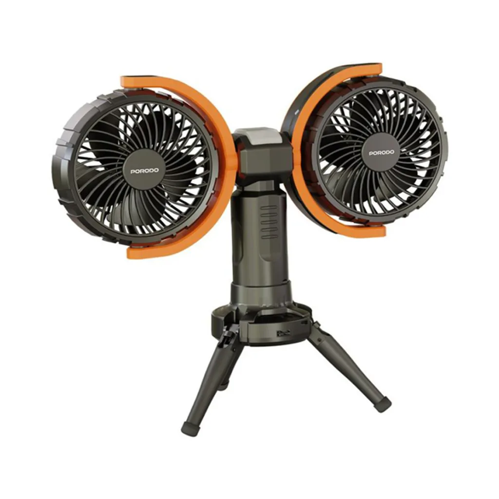 پنکه شارژی پرودو مدل PD-LFST150 ظرفیت 2000 میلی‌آمپر ساعت