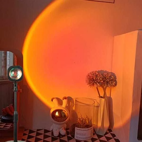نور ثابت ال ای دی مدل SUNSET LAMP 2023