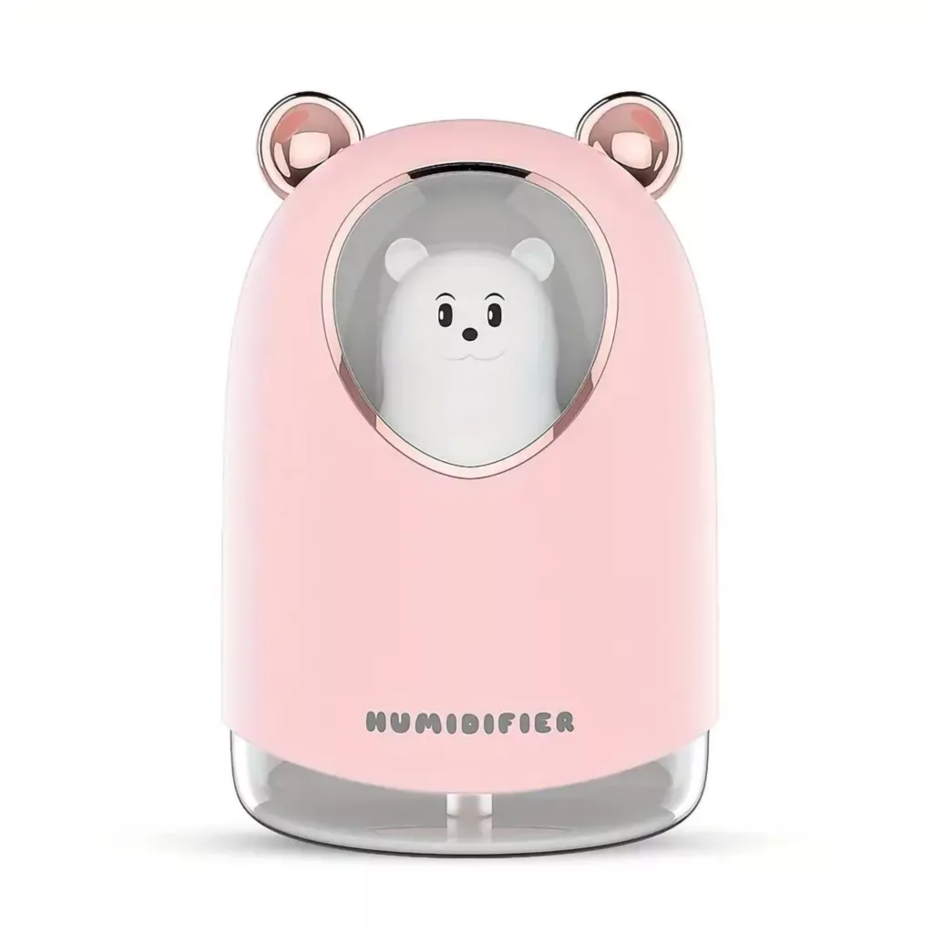 دستگاه بخور و رطوبت‌ساز سرد مدل خرس طرح چراغ دار