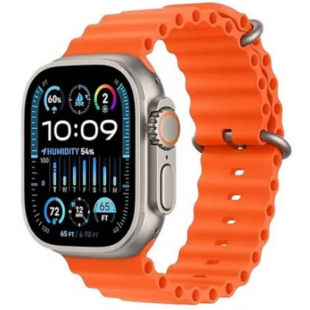 ساعت هوشمند 2 اینچی مدل T10000 Ultra3 با بند سیلیکونی