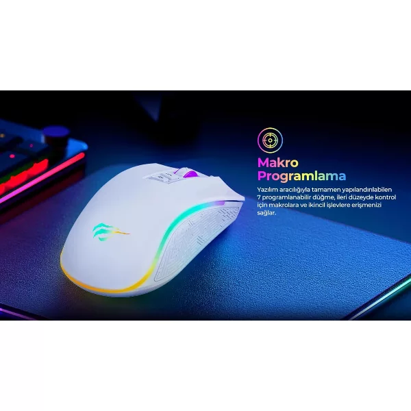 ماوس سیم دار گیمینگ هویت مدل MS1034