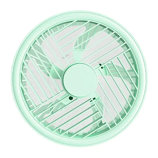 پنکه رومیزی شارژی مدل ال ای دی دار کد RY-2301