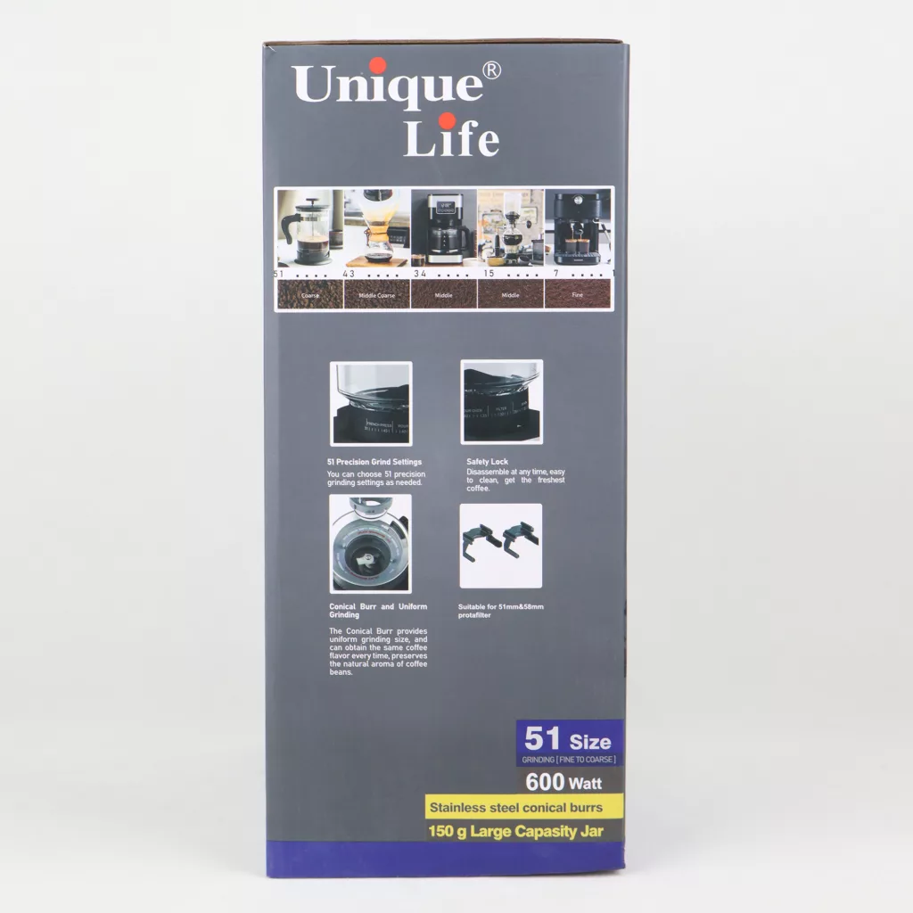 آسیاب قهوه یونیک لایف مدل UL-CG019S