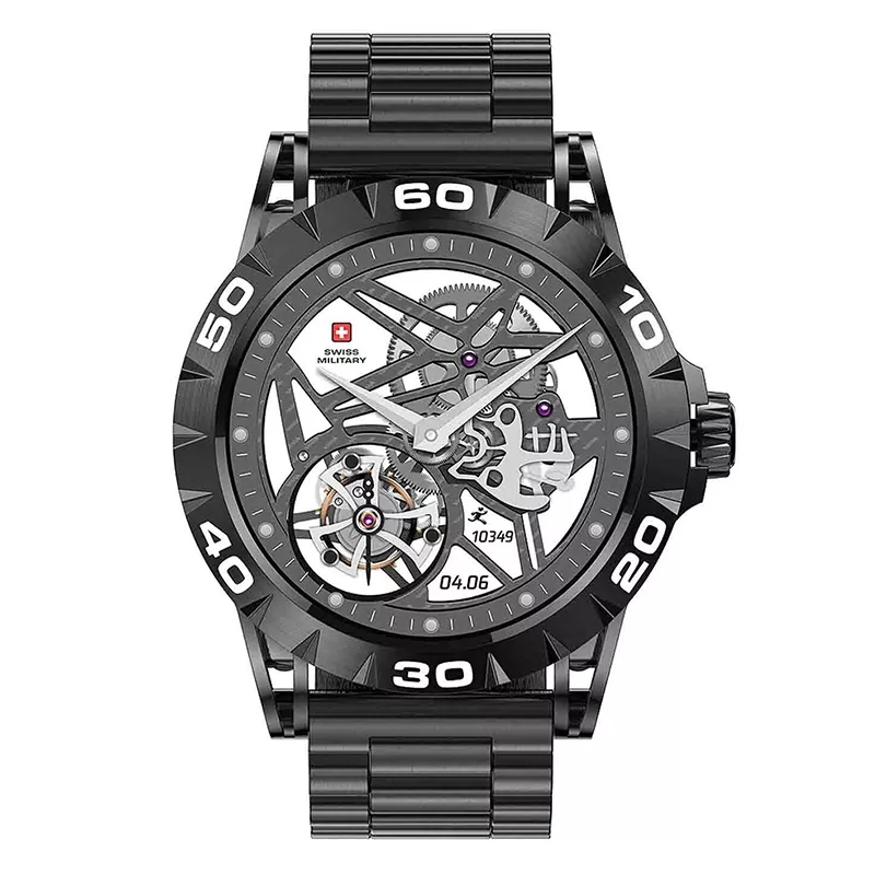 ساعت هوشمند سوییس میلیتری مدل DOM2 فلزی