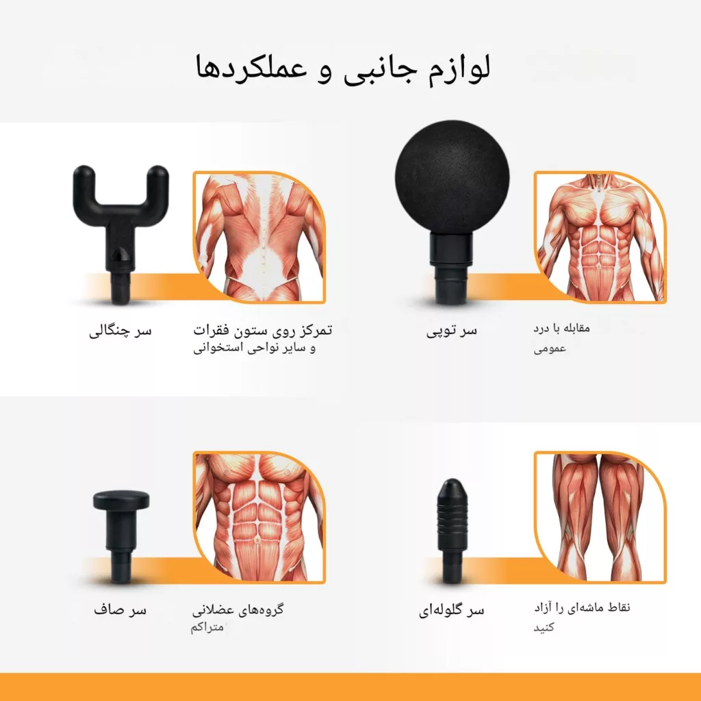 ماساژور برقی تفنگی کل بدن ارِس مدل RS-G101