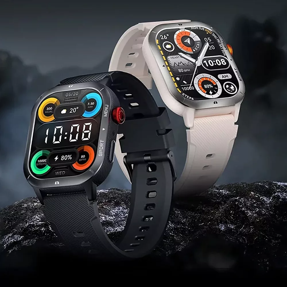 ساعت هوشمند 50 میلی‌متری هایلو مدل IRON Neo با بند سیلیکونی