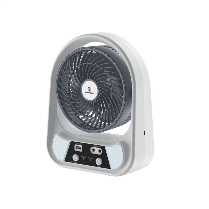 پنکه شارژی مدل صفحه خورشیدی ظرفیت 3000 میلی آمپر ساعت