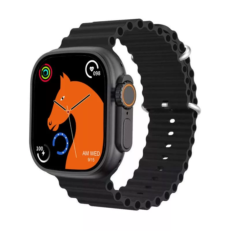 ساعت هوشمند 49 میلیمتری مدل HK10 ultra3 با بند سیلیکونی