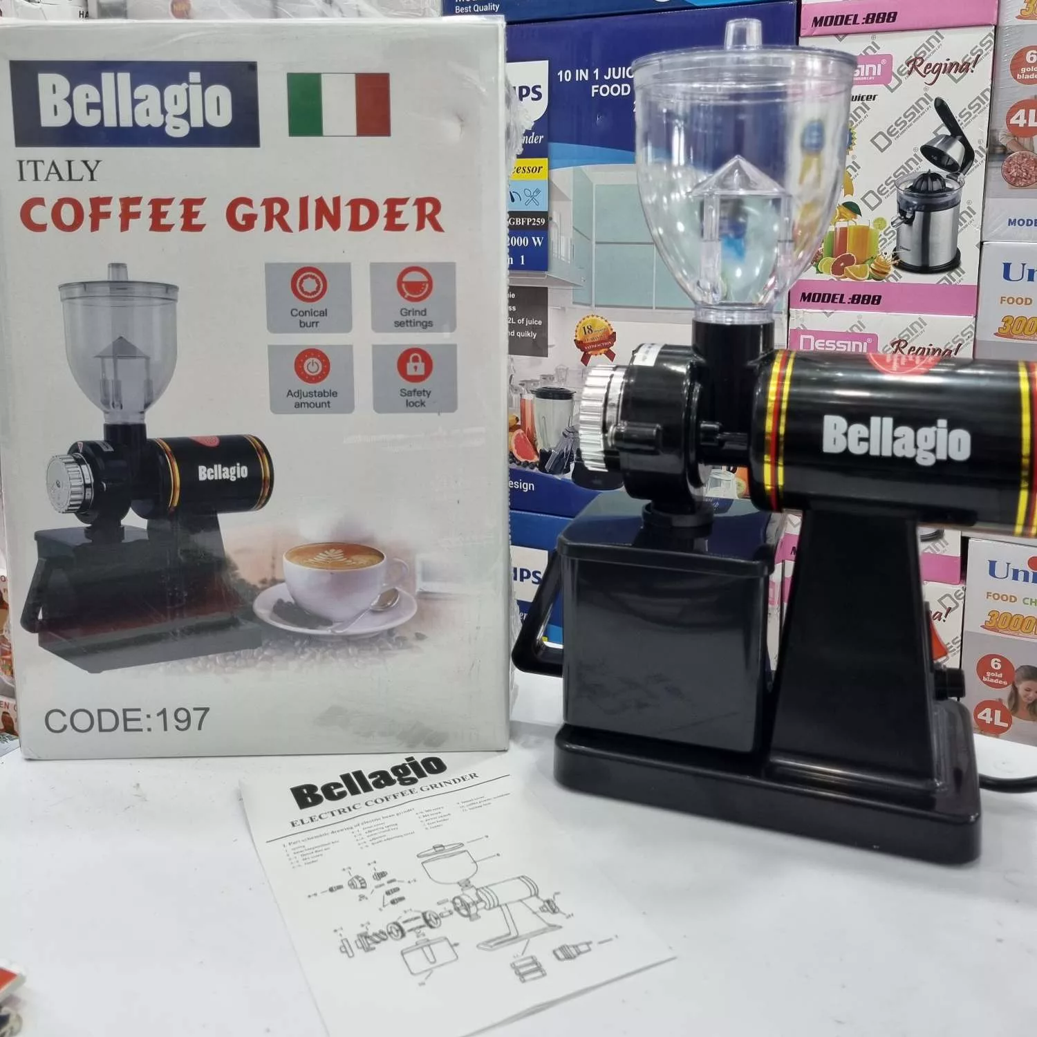 آسیاب قهوه بلاجیو مدل 197