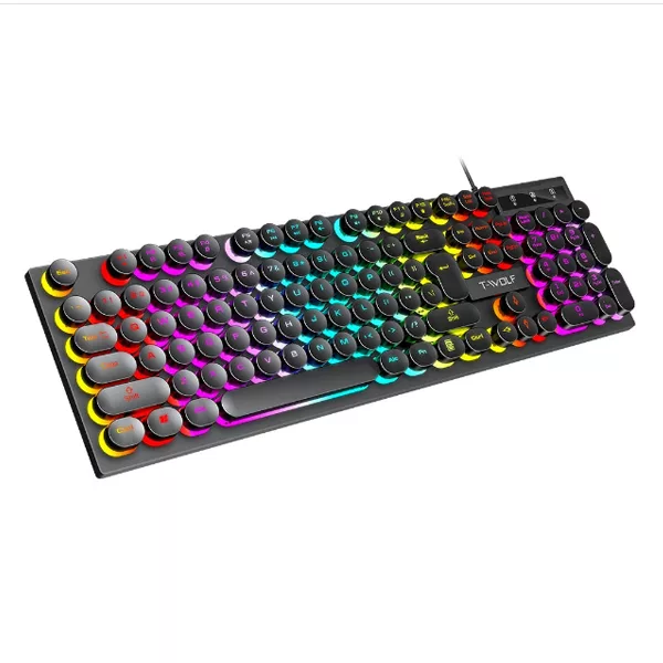 کیبورد مخصوص بازی تی‌ولف مدل T80 PUNK