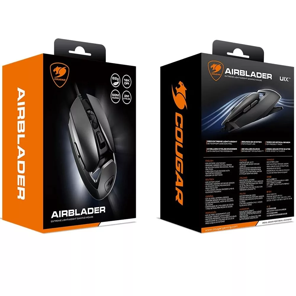 ماوس کوگر مدل AIRBLADER