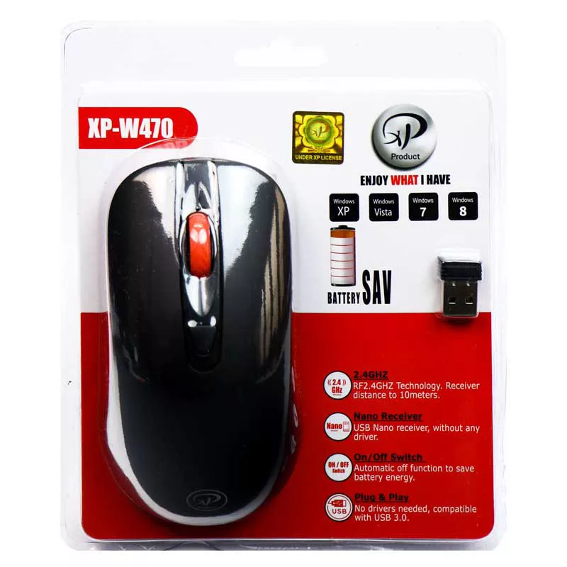 ماوس بی سیم ایکس پی-پروداکت مدل xp-w470c