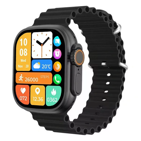 ساعت هوشمند 49 میلی متر کیکویر مدل KE20 Ultra با بند سیلیکونی