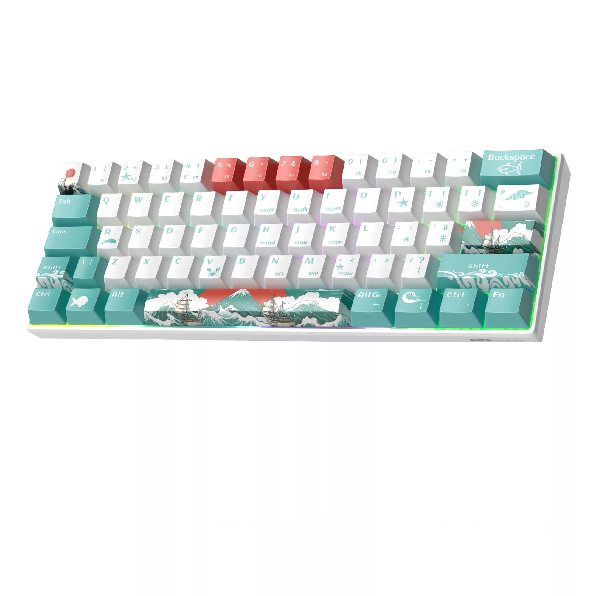 کیبورد مخصوص بازی میجگی مدل MK-Star61 (Waves)