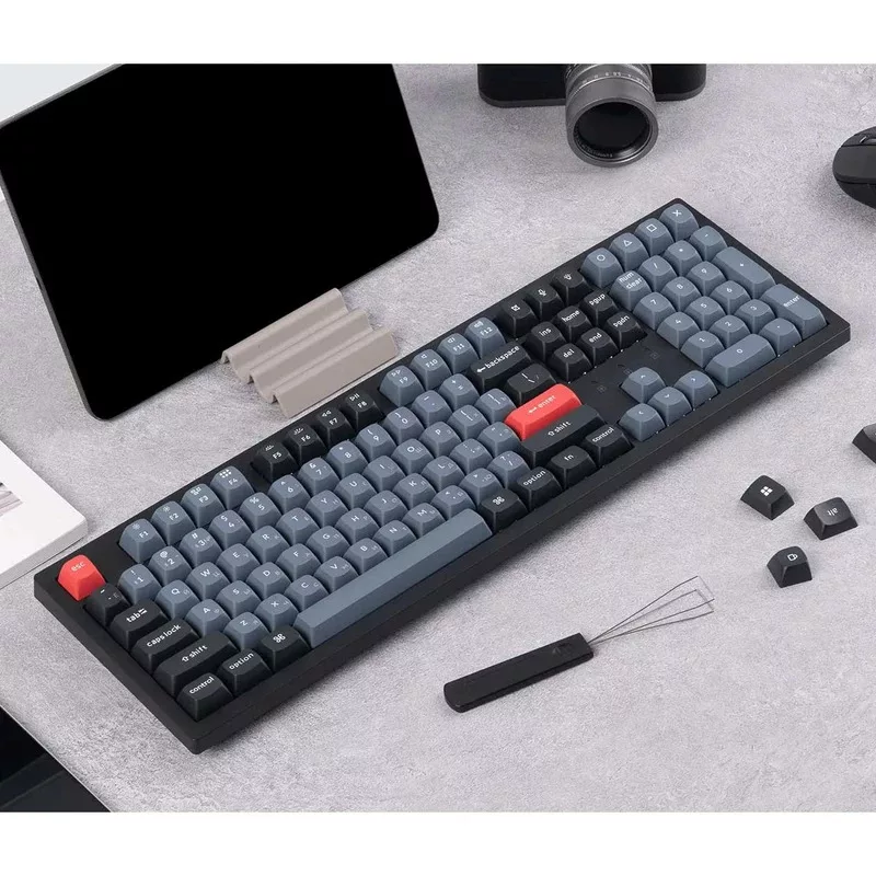 کیبورد گیمینگ کیکورن مدل  K10 Pro RGB Russian Version Red Switch