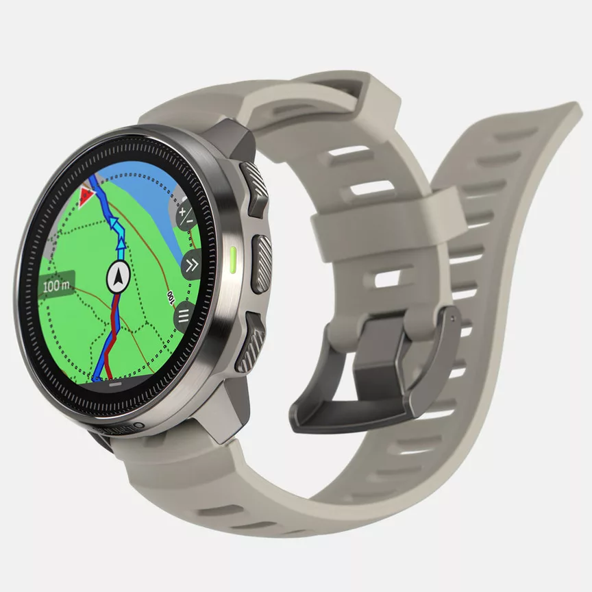 ساعت هوشمند 1.43 اینچی سونتو مدل Ocean کد SS050984000 با بند سیلیکونی به همراه دستگاه Tank POD