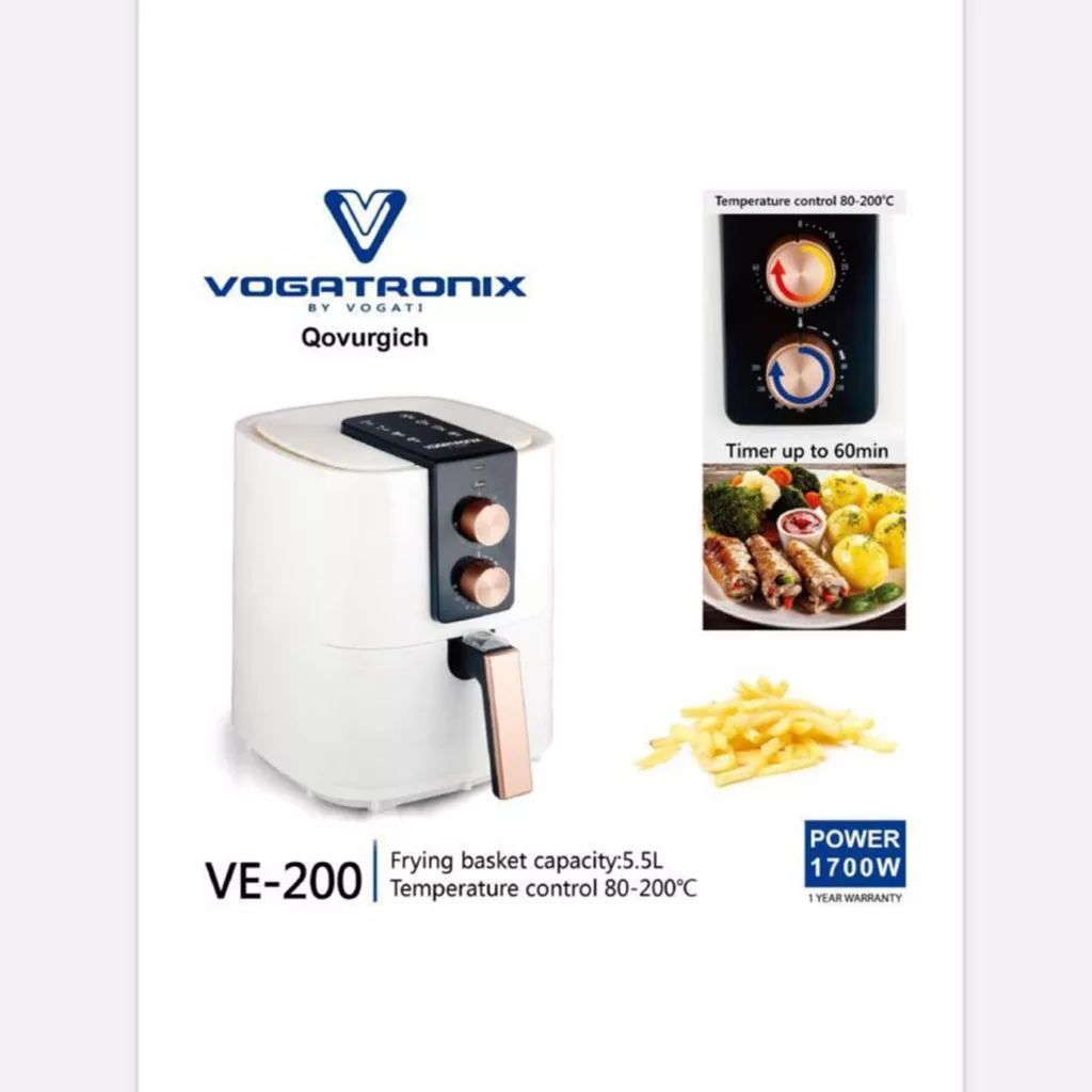 سرخ کن بدون روغن وگاترونیکس مدل VE-200