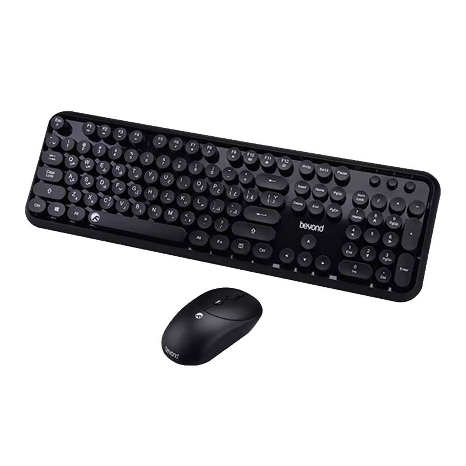 کیبورد و ماوس بی سیم بیاند مدل BMK-8101RF، سوییچ ممبران، Full-Size