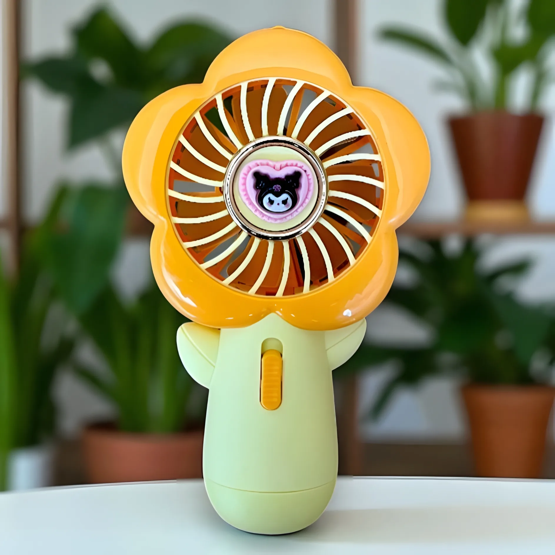 پنکه دستی مدل شارژی کرومی کد cs1365