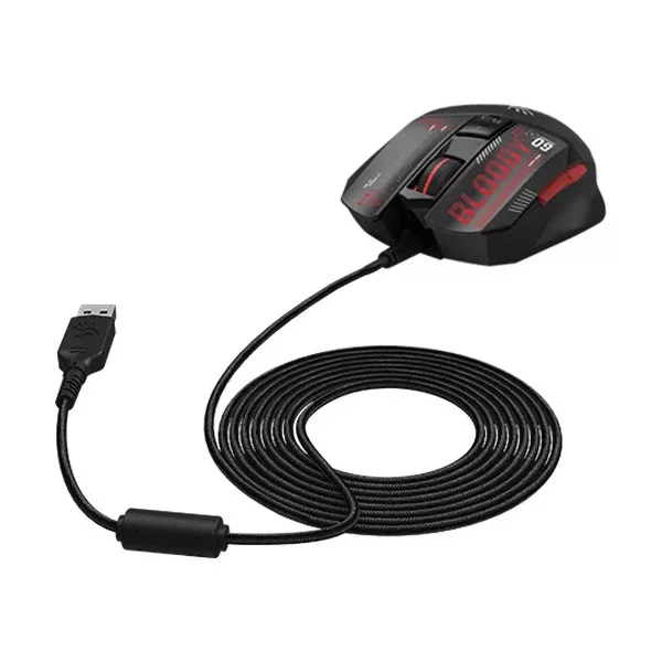 ماوس بلادی مدل گیمینگ W60 Max Mini Honeycomb Activated