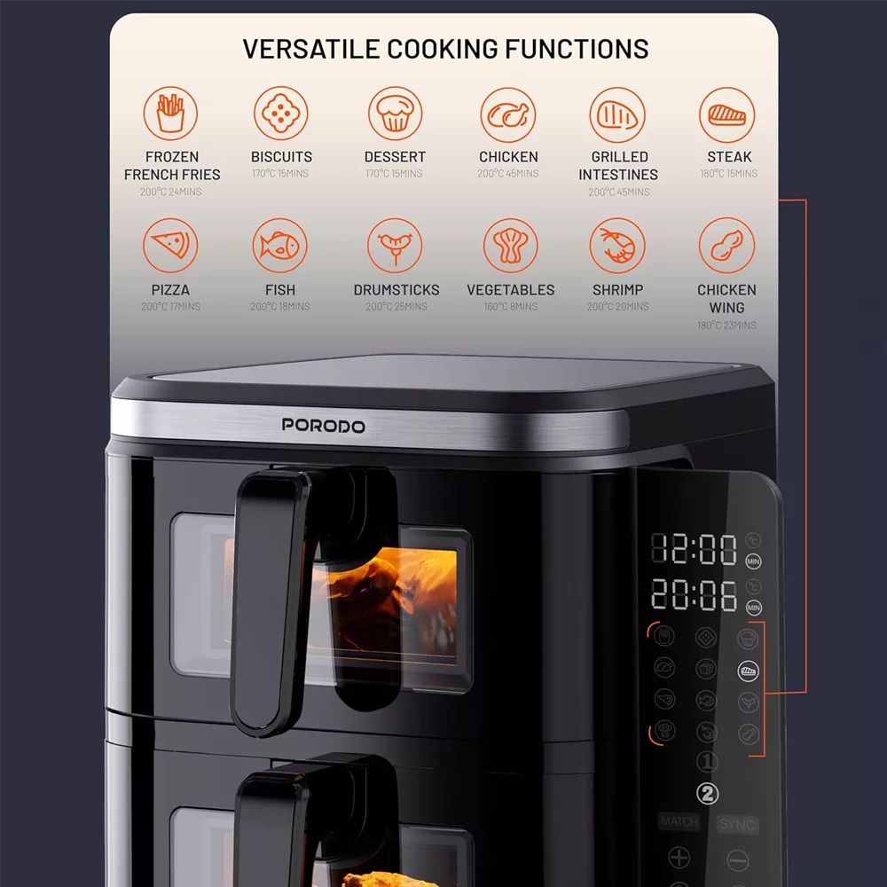 هواپز 11 لیتر پرودو مدل ‎PD-LFST087-BK