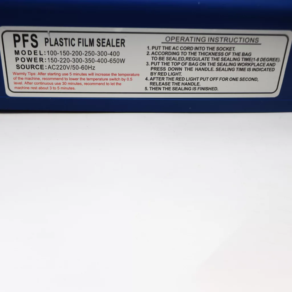 پرس برقی مدل YP-IMPULSE SEALAR-400MM