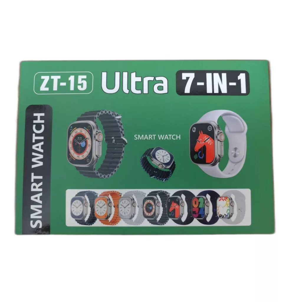 ساعت هوشمند 2 اینچی مدل ZT-15 Ultra با بند سیلیکونی